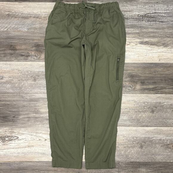 Orvis Olive Green Womens 14 Stretch Ripstop Tapered Cargo Jogger Outdoor Pants - Picture 2 of 12